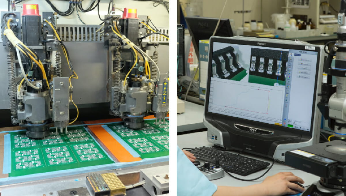 ひとつから大量まで数量を問わずの生産性